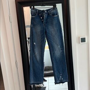 Vervet Relaxed Blue Jeans with Lived-In Look